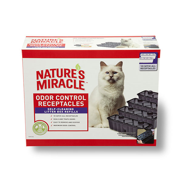 Odor Control Receptacles Self Clearning Litter Box Refills Nature s Miracle
